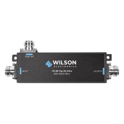 WilsonPRO / weBoost 859-119 Separador TAP -10 dB con rango de frecuencia de 575 a 6000 MHz. Ideal para separar las antenas a diferentes longitudes de cable coaxial. 50 Ohm. Conectores N Hembra.