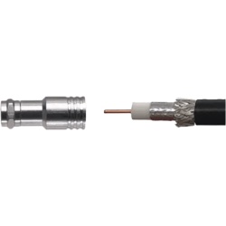 WilsonPRO / weBoost 971-150 Conector F Macho de Compresion para instalar en Cable Coaxial RG-11 75 Ohm. - Img 2