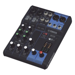 YAMAHA MG06 Mezcladora de Audio | 6 Canales | 2 entradas de micro/6 de linea (2 mono + 2 estereo) | Alimentacion Phantom