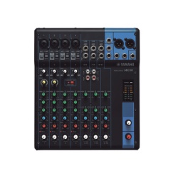 YAMAHA MG10 Mezcladora de Audio | 10 Canales | 4 Entradas de Microfono | 3 Entradas de Linea Estereo | Phantom Power
