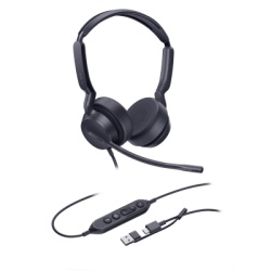 YEALINK UH42-SE-DUAL-TEAMS-USB-C/A Diadema Alambrica UH42 SE Dual de Yealink Certificada para Microsoft Teams con USB-C/A