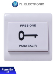 YLI 73009 YLI PBK812 - Boton de Salida Mecanico Carcasa Plastica Funcion NO