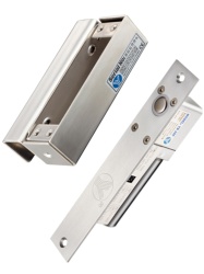 YLI YLE0880001 YLI YB300PACK - Paquete de cerradura de perno para control de acceso de puertas con retardo configurable de 3 6 y 9 segundos incluye soporte de instalacion modelo YM600/ Voltaje dual 1