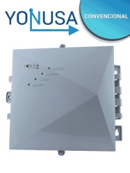 YONUSA YON6500004 YONUSA EY12000127P - Energizador para solucion de cerco electrico con salida de 12000V y 3500 metros Lineales / Sin interface/ Soporta modulo WiFi y bateria de respaldo