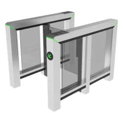 ZKTECO MARSS1000 Puerta de Velocidad de un Solo Carril Mars-S1000 Series / Sensor Infrarrojo 8 pares (opcion hasta 12) / Controlador PGIC / Acero Inoxidable SUS304 / Panel de Lectura Conmutable / Anti