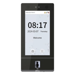 ZKTECO SENSEFACE7A Terminal Biometrica Facial / Pantalla Tactil 7" / 50 000 Usuarios / Huella en Vidrio / IP65 / Videoportero SIP / TCP/IP WiFi RS485