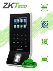 ZKTECO ZKT0680044 ZKTECO F22Mifare - Control de Acceso y Asistencia / 3000 Huellas / 5000 Tarjetas Mifare / Teclado Tactil / Sensor de Huella BIO ID / Conexion TCPIP / WiFi / ADMS Gratis