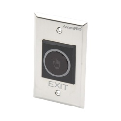 AccessPRO ACCESSK1 Boton de Salida sin Contacto/ Sensor IR / Iluminado / Normalmente Abierto y Cerrado / Distancia Ajustable de Deteccion