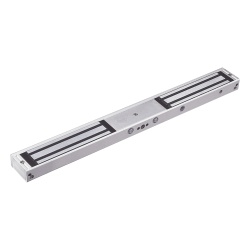 AccessPRO MAG1200NDLED Chapa Magnetica Doble para Aplicacion en Puertas de Doble Hoja. 1200 lbs(x 2). LED indicador ultrabrillante