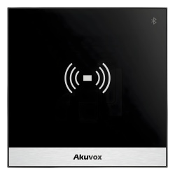 AKUVOX A03SKIT Terminal de Control de Acceso + Bracket de Instalacion / Administracion 100% en la Nube / Interfaz WEB / POE / Lector Prox EM y MIFARE / NFC / Bluetooth / APP Smart Plus / Control de 1