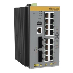 ALLIED TELESIS AT-IE340-20GP-980 Switch Industrial Capa 3 16x 10/100/1000T PoE+ 4x 100/1000X SFP (TAA compliant)