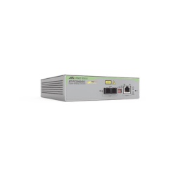 ALLIED TELESIS AT-PC2000/SC-90 Convertidor de medios Gigabit Ethernet PoE+ a fibra optica conector SC multimodo (MMF) distancia hasta 550 m