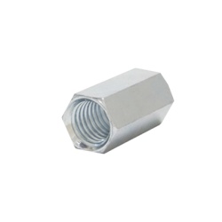 ANCLO ANC-CH12114 Cople hexagonal roscado cuerda maquina galvanizado de 12.7 mm (1/2").