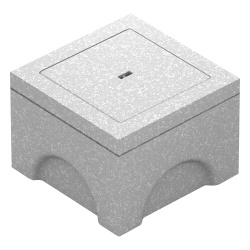 APLICACIONES TECNOLOGICAS AT010K Arqueta de hormigon 410X410MM