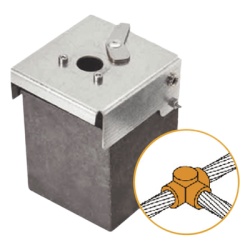 APLICACIONES TECNOLOGICAS ATW10/W10/TH Punta Pararrayo PDC Flash Captor 45 / Avance de Cebado 45 ?s / Acero Inoxidable AISI 316L / Autonomo / Verificable In Situ
