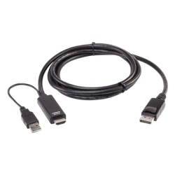 ATEN 2L7D02HDP Cable HDMI a DisplayPort True 4K de 1 8 m