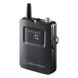 AUDIO-TECHNICA ATW-T1401 Transmisor Body-Pack Inalambrico Digital | 2.4 GHz | 24-bit 48 kHz | Conector 4 Pines Locking | Pantalla OLED | Encriptacion AES128