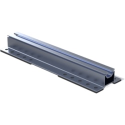BASEL N00016 Riel de Montaje Solar / S Rail 28 / Aluminio Serie 6000 / Protección EPDM / 280 mm / 235 g