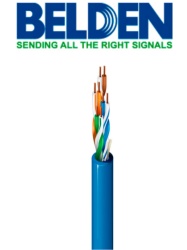 BELDEN TVD119014 BELDEN 1583A0061000 - Cable UTP / 4 Pares / Categoria 5E / 24 AWG / 305 Metros / 100% Cobre / Color azul/