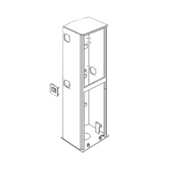 CAME 119-RIG056 Gabinete para barrera KX-BG-G4-M y KX-BG-G4-ML