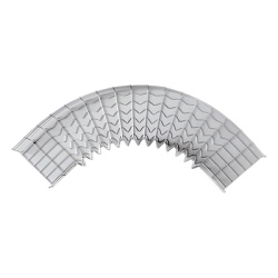 CHAROFIL CH-C90-66/400EZ Curva Pre-Fabricada Horizontal de 90Â° con medidas de 66 mm de Peralte y 400 mm Ancho (66/400 mm)