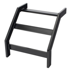 CHAROFIL CHCVET1X12EPK (CHCVET1X12EPK) CURVA VERTICAL EXTERIOR TUBULAR 1.5 DE PERALTE X 12 ANCHO PINTURA EPOX COLOR NEGRO INCLUYE COPLe y tornilleria