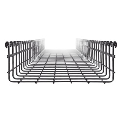 CHAROFIL MG-50-445EZ Charola Tipo Malla 116/300 mm Acabado Electro Zinc Hasta 554 Cables Cat6 Tramo de 3 Metros
