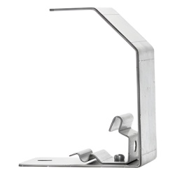 CHAROFIL MG-64-161EZ Estribo de suspension suspende charolas de 50 y 100 mm de ancho acabado Electro Zinc