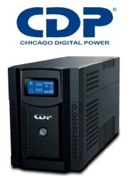 CHICAGO DIGITAL POWER CDP084026 CDP UPRS2008 - UPS de 2000VA y 1400W con onda senoidal pura baterias de 12V a 9AH x 2 interfaz de comunicacion USB disponible sobre pedido
