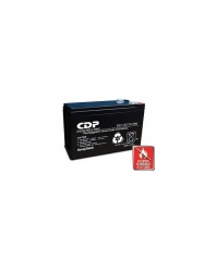 CHICAGO DIGITAL POWER CDP2360004 CDP Bateria - B-12/7 SLB 12-7 / Bateria Modelo B-12 / 7 / 12V a 7A / Libre de manteniento / Facil instalacion / Compatible con CCTV y DSC