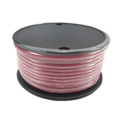 COBRA WIRE & CABLE A1012T-01-250 Rollo de cable garado marino calibre 12 en color rojo de 250 pies (76.2 m).