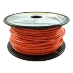 COBRA WIRE & CABLE A1014T-15-100 Cable Electrico Color Naranja Calibre 14 / Rollo de cable de 100 pies / UL 1015-1230 / Cobre Estanado Clase K / 600 Voltios / 105Â°C Seco - 75Â°C Humedo / Aislante PVC