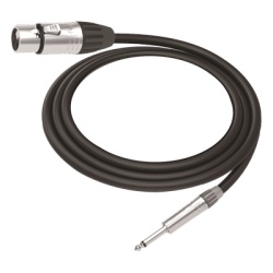 COSMICONN CMC-MF3-PM-L-5M Cable de Audio | XLR 3 Polos Hembra a Plug 1/4 in mono |Â Conector Seetronic Serie M SCMF3 - MP2X |Â Longitud 5m