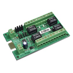 CROW OUTEXPANDER Modulo de 4 Salidas de Relevador Tipo C Para Paneles Crow Serie RUNNER