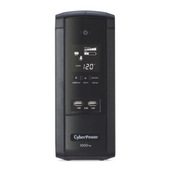 CYBERPOWER BRG1000AVRLCD-5Y UPS de 1000 VA/600 W Topologia Linea Interactiva Entrada 120 Vca NEMA 5-15P Tipo Torre Con 10 Tomas NEMA 5-15R 5 anos de garantia
