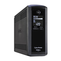 CYBERPOWER CP1350AVRLCD UPS de 1350 VA/815 W Topologia Linea Interactiva Entrada 120 Vca NEMA 5-15P Tipo Mini Torre Con 10 Tomas NEMA 5-15R