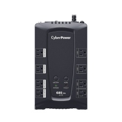 CYBERPOWER CP685AVRG UPS de 685 VA/390 W Topologia Linea Interactiva Entrada 120 Vca NEMA 5-15P Tipo Gabinete Compacto Con 8 Tomas NEMA 5-15R