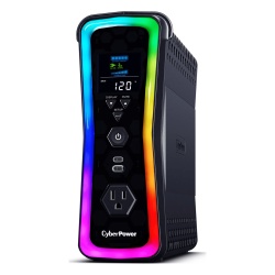 CYBERPOWER GX150C2 UPS Gamer de 1500 VA/1000 W Topologia Linea Interactiva Entrada 120 Vca NEMA 5-15P y 13 Salidas NEMA 5-15R Puerto USB Con Regulador de Voltaje (AVR) - Img 2