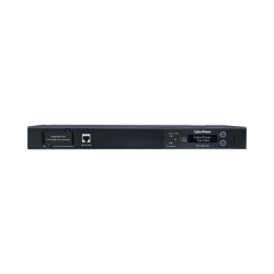 CYBERPOWER PDU15M10AT PDU ATS (Fuente Redundante Auto-transferible) Medible Para Distribucion de Energia 2 Entradas 120 Vca NEMA5-15P Con 10 Salidas NEMA 5-15R Horizontal 19in 1UR