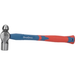 D100101 Martillo de Bola / 16 oz (450 g) / Cabeza de Acero Forjado / Cara de Golpe Templada / Mango de Fibra Antideslizante