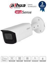 DAHUA DHT0030125 DAHUA IPC-HFW3241T-ZAS-S2 - Camara IP Bullet de 2MP/WizSense/Lente Motorizado de 2.7 a 13 mm/ IR de 60 Metros/ Microfono Integrado/ IA/ SMD 4.0/ AI SSA/ QuickPick/ E&S de Alarma y Aud