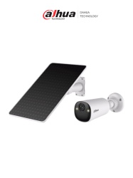 DAHUA DHT0030222 DAHUA DH-KIT/BF4CP-4G-XL/M0508- Kit camara bullet 4G con panel solar con bateria incluida/ 4 Megapixeles/AOV (Always-On Video)/ 122.5/ Alarma de Luz y Sonido/ Audio Bidireccional/ De