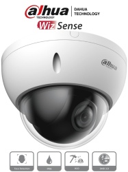 DAHUA DHT0060061 DAHUA SD22204DB-GNY - Camara IP PTZ de 2 MP / WizSense/ 4x de Zoom optico/ Starlight / Deteccion facial/ SMD 3.0/ Antivandalica IK10/ Exterior IP66/ Proteccion perimetral / Ranura pa