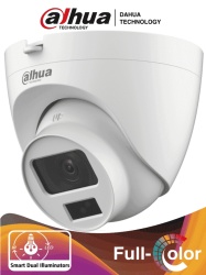 DAHUA DHT0300067 DAHUA HAC-HDW1500CLQ-IL-A - Camara Domo de 5 Megapixeles/ Iluminacion Dual Inteligente FullColor/ Lente de 2.8 mm/ 106 Grados de Apertura/ 20 Metros de IR y Luz Visible/ Microfono In