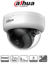 DAHUA DHT0300093 DAHUA DH-HAC-D1A21N-U - Camara Domo HDCVI 1080P/ Lente de 2.8 mm/ IR Inteligente de Hasta 25 Mts/ WDR Digital/ Soporta HDCVI & AHD & HDTVI & CVBS/ Policarbonato