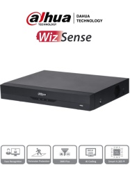 DAHUA DHT0370031 DAHUA XVR5116HE-I3 - DVR de 16 canales 5 MP Lite con WizSense y IA compresion H.265 soporta 16 canales y hasta 24 canales IP. Incluye 2 canales de reconocimiento facial 16 entradas