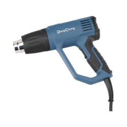 DONG CHENG DQB-03-1600 Pistola de Calor de 1600W con 3 niveles de Temperatura variable Incluye 2 Boquillas