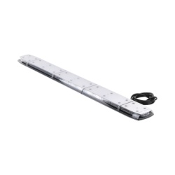 ECCO 11048CACE Barra de luces de 48 Pulgadas 240 Led Dual Color Ambar/Claro Con Montaje Fijo de Tornillos Ideal para Seguridad Privada