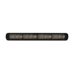 ECCO CD3804RBAW Luz auxiliar Giga Thin 11Â¨ Quadcolor Rojo/Azul/Ambar/Blanco 48 LED Con funcionalidad de director de trafico