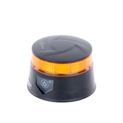 ECCO EB5200A Baliza LED Recargable Compacta y Discreta Color Ambar Con Montaje Magnetico y de Succion